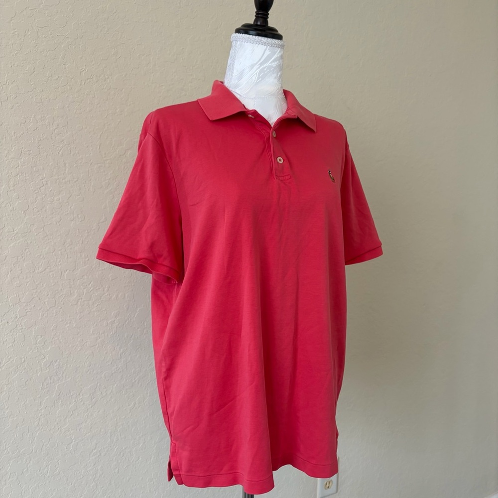 Hot Pink Polo Ralph Lauren Classic Fit Polo Shirt Men’s‎ Medium Cotton